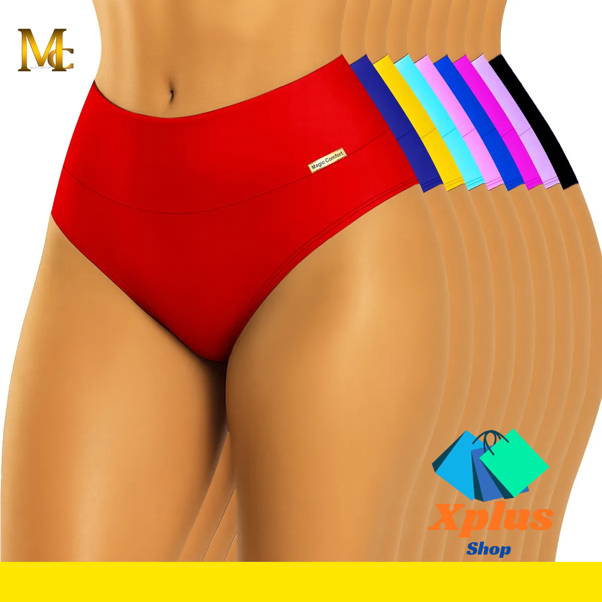 Kit Com 10 Lindas Calcinha Cós Alto Cores Atacado Revenda — Oferta XPLUS 24h 💥